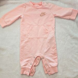 0-3 Months Nike baby Pink One Piece